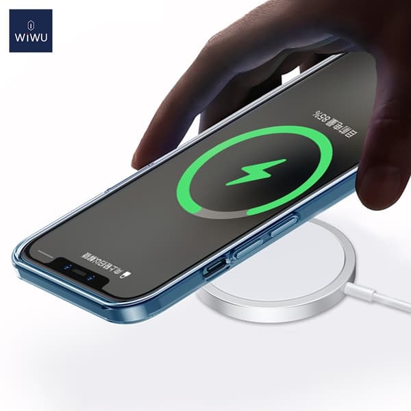 WIWU Magnetisk Trådlös Laddare 15W Wi-W009 - Vit