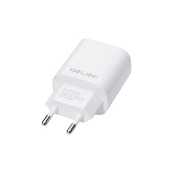 Beline Väggladdare Med USB-C Till USB-C Kabel - Vit