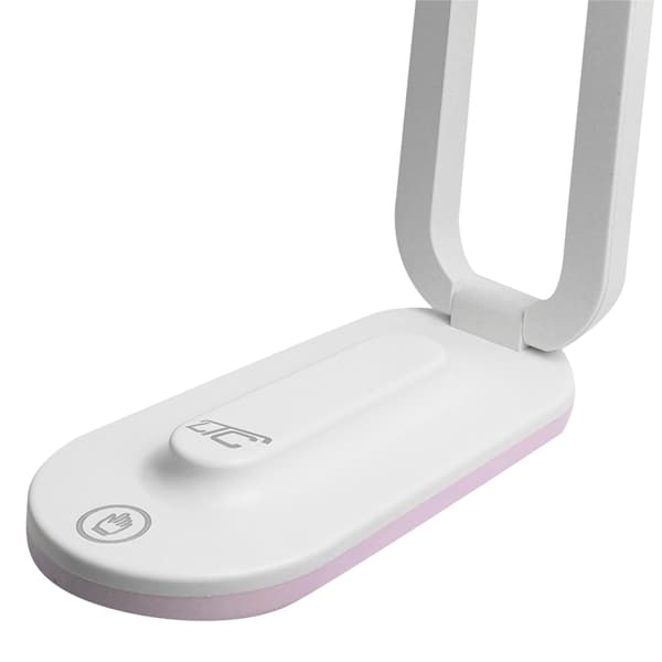 LTC LED Skrivbordslampa Hopfällbar 10W - Rosa