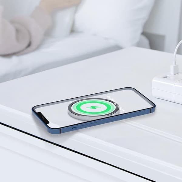 BWOO Magnetisk Trådlös Laddare 15W WL-12 - Vit