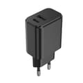 Miniatyrbild 1 av 6: Setty Snabbladdare USB Till USB-C 20W 3A - Svart