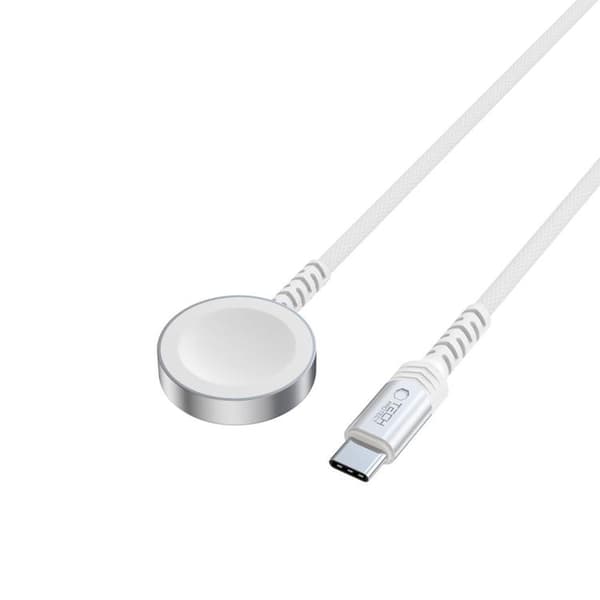Tech-Protect Apple Watch Magnetic Laddare Type-C 120cm - Vit