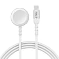 Miniatyrbild 1 av 5: Tech-Protect Apple Watch Magnetic Laddare Type-C 120cm - Vit