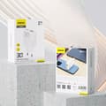Miniatyrbild 6 av 6: Dudao Snabbladdare 30W USB-A Till USB-C GaN - Vit