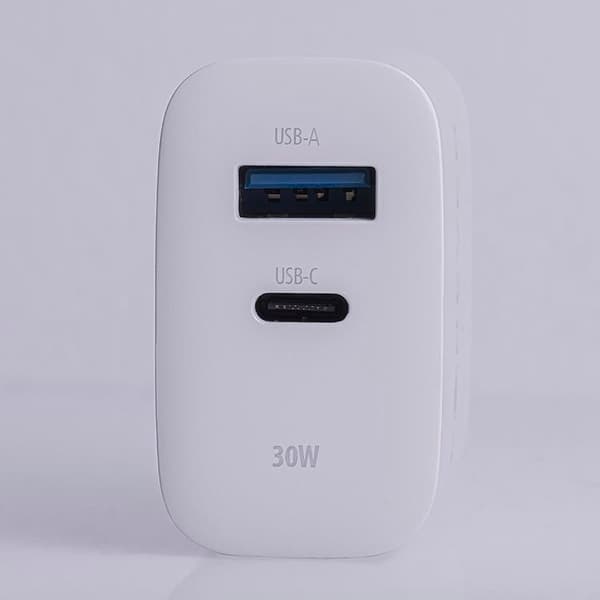 Forever Snabbladdare 30W USB/USB-C med Kabel 60W PD QC