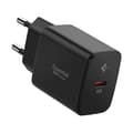 Miniatyrbild 1 av 5: Spigen Essential Snabbladdare EE201EU 1-Ports 20W - Svart