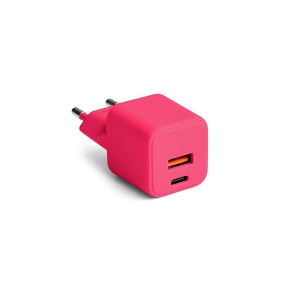 Colorum Snabbladdare 30W 1xUSB-A 1xUSB-C - Magenta