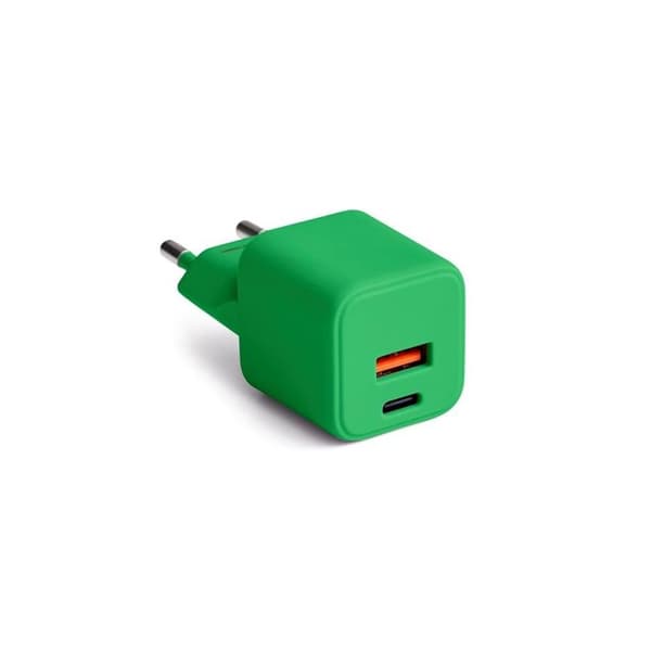 Colorum Snabbladdare 30W 1xUSB-A 1xUSB-C - Grön