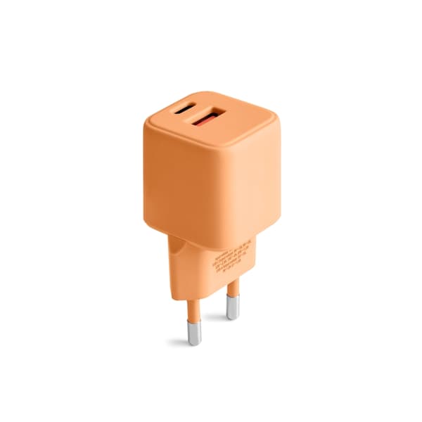 Colorum Snabbladdare 30W 1xUSB-A 1xUSB-C - Peach