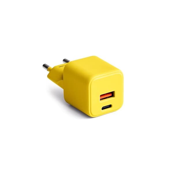 Colorum Snabbladdare 30W 1xUSB-A 1xUSB-C - Gul