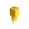 Miniatyrbild 1 av 3: Colorum Snabbladdare 30W 1xUSB-A 1xUSB-C - Gul