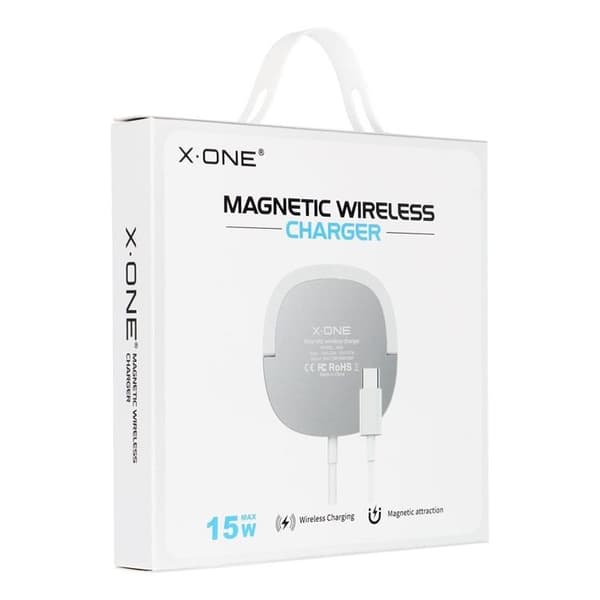 X-One MagSafe Trådlös Laddare - Vit