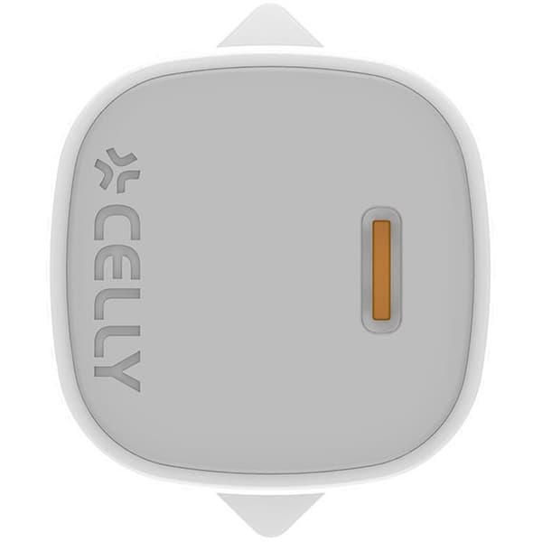 Celly Snabbladdare GaN 1 x USB-C PD 25W - Vit