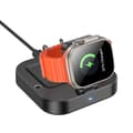 Miniatyrbild 2 av 6: Hoco 3in1 Trådlös Laddare Apple Watch, iPhone, Airpods 5W 3A CQ16A - Svart