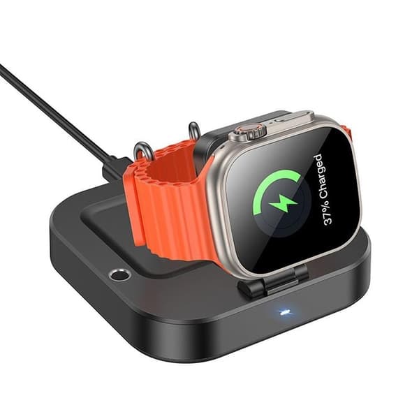 Hoco 3in1 Trådlös Laddare Apple Watch, iPhone, Airpods 5W 3A CQ16A - Svart