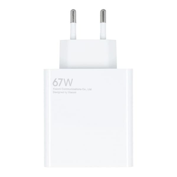 Xiaomi Snabbladdare USB-A 67W QC 3.0 Bulk - Vit