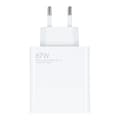 Miniatyrbild 3 av 5: Xiaomi Snabbladdare USB-A 67W QC 3.0 Bulk - Vit