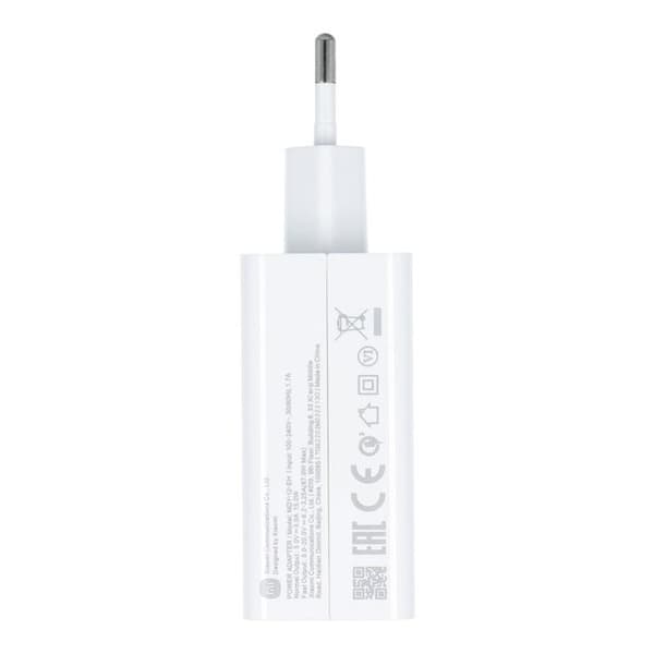 Xiaomi Snabbladdare USB-A 67W QC 3.0 Bulk - Vit