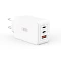 Miniatyrbild 2 av 5: XO Väggladdare USB/2x USB-C 65W med USB-C/USB-C Kabel PD QC 3A