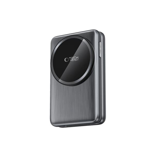 [3in1] Tech-Portect Trådlös Laddare Magsafe iPhone, Apple Watch, AirPods - Grå