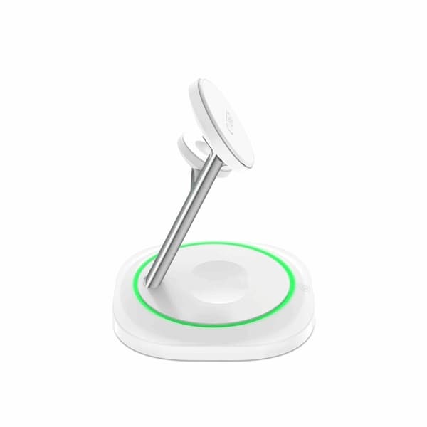 3-in-1 Magsafe Trådlös Laddare iPhone, Apple Watch, AirPods Qi 15W