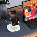 Miniatyrbild 8 av 9: 3-in-1 Magsafe Trådlös Laddare iPhone, Apple Watch, AirPods Qi 15W