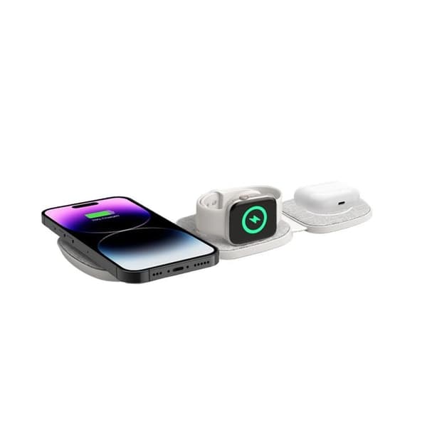 Tech-Protect 3-in-1 Trådlös Laddare Magsafe iPhone, Apple Watch, AirPods