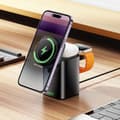Miniatyrbild 7 av 8: Hoco 6in1 Trådlös Laddare Apple Watch, iPhone, Airpods 15W - Svart