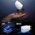 Miniatyrbild 4 av 5: Spigen Essential Snabbladdare EE201EU 1-Ports 20W - Vit