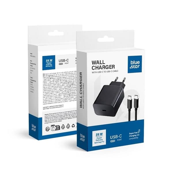 Extrem Snabbladdare iPhone 16 Pro Max - 45W Strömadapter + Kabel 1M