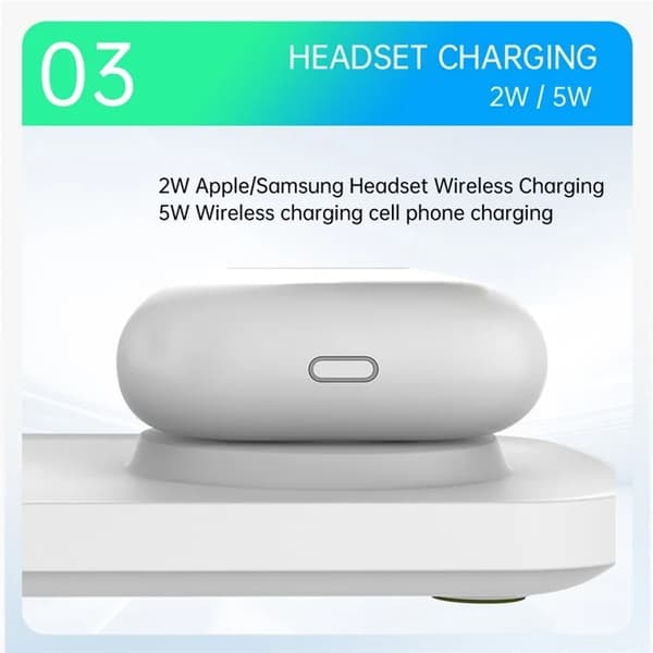 3-in-1 Trådlös Laddare Magsafe för Apple & Samsung Qi2 15W
