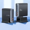 Miniatyrbild 3 av 6: Tech-Protect 6-Port Skrivbord Laddare PD80W - Svart