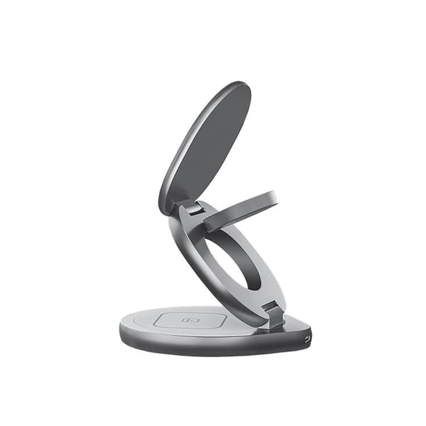 Forever 3-in-1 Trådlös Laddare 15W Magnetisk Universell - Grå