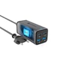 Miniatyrbild 2 av 4: Forcell Snabbladdare 100W 2xUSB-C 2xUSB-A PD QC 4.0 GaN III SFC 2.0 5A