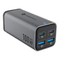 Miniatyrbild 1 av 4: Forcell Snabbladdare 100W 2xUSB-C 2xUSB-A PD QC 4.0 GaN III SFC 2.0 5A