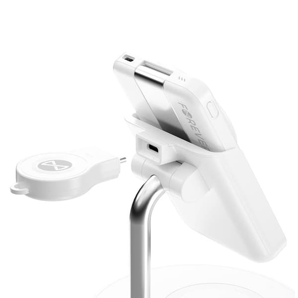 Forever 5-in-1 Trådlös Laddare Magsafe iPhone, Apple Watch, AirPods