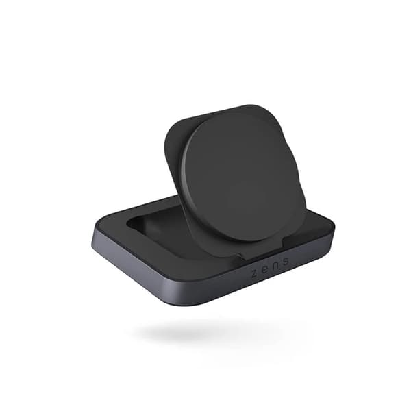 Zens Qi MagSafe Nattbordsladdare 15W Apple Snabbladdning Svart