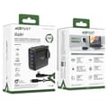 Miniatyrbild 6 av 6: Acefast GaN Snabbladdare 3x USB-C 1x USB 100W UK - Svart