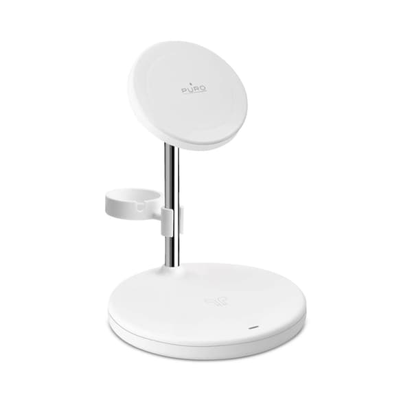 Puro 3-in-1 Trådlös Laddare Magsafe iPhone, Apple Watch, AirPods