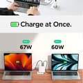 Miniatyrbild 3 av 5: Spigen GAN-1402 2-Port Snabbladdare 140W Arcstation Pro - Vit