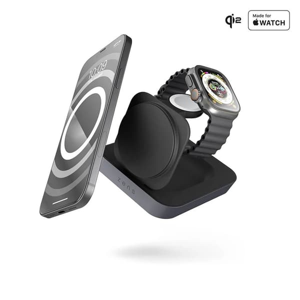 Zens Qi2 MagSafe Laddare Nattduksbord Pro 2