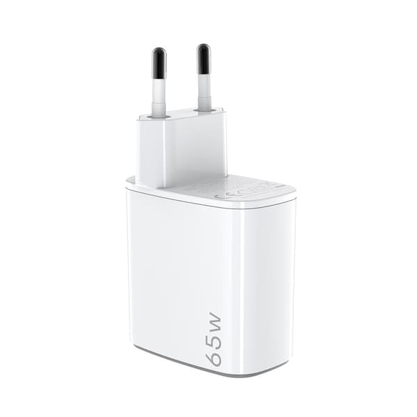 Celly 65W GaN Vegglader 2xUSB-C & USB-A