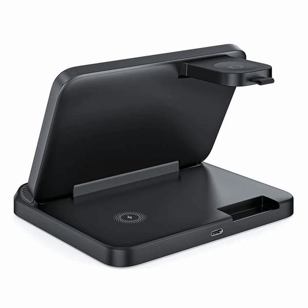 3-in-1 Trådlös Laddare Samsung Galaxy - Buds - Watch - Svart