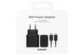 Miniatyrbild 1 av 2: Samsung Snabbladdare EP-T4511X 5A 45W inkl. Datakabel USB TYP-C Svart