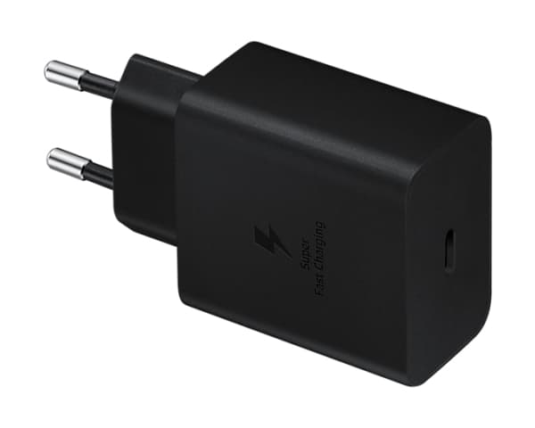 Samsung EP-T4510 - Strömadapter - 45 Watt - 3 A - Fast Charge 2.0, PD 3.0 (24 pin USB-C) - på kabel: USB-C - svart