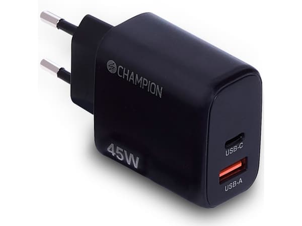 Lader 45W PD/QC Sort