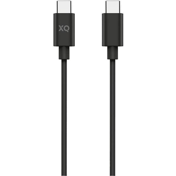 XQISIT Kaapeli Charge & Sync USB-C/USB-C 1m Musta