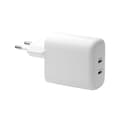 Miniatyrbilde 1 av 2: dbramante1928 Re-charge Pro - EU-vegglader - 2x USB-C 30W - hvit