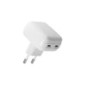 Miniatyrbillede 2 af 2: dbramante1928 Re-charge Pro - EU flad vægoplader 2xUSB-C 20W-W