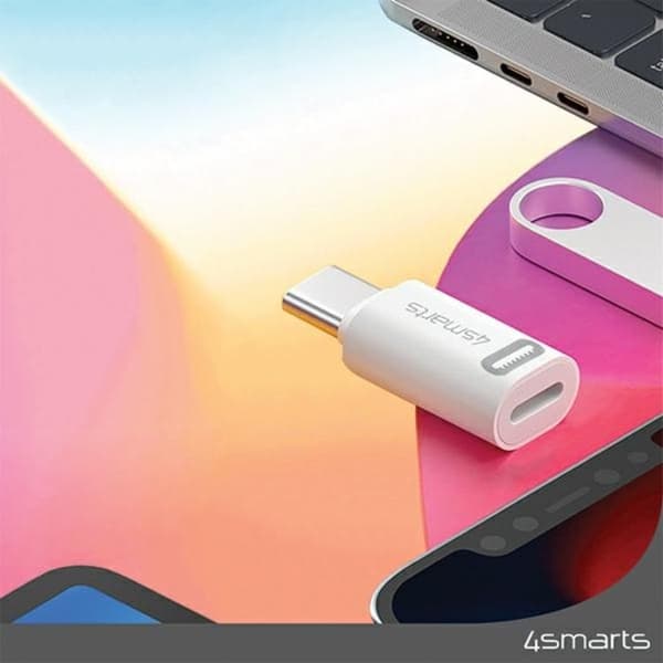 [2-Pack] 4smarts USB-C Till Lightning Adapter 27W